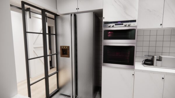 系統家具訂製 整屋規劃｜嵌入式系統冰箱櫃設計｜伊俐傢家居