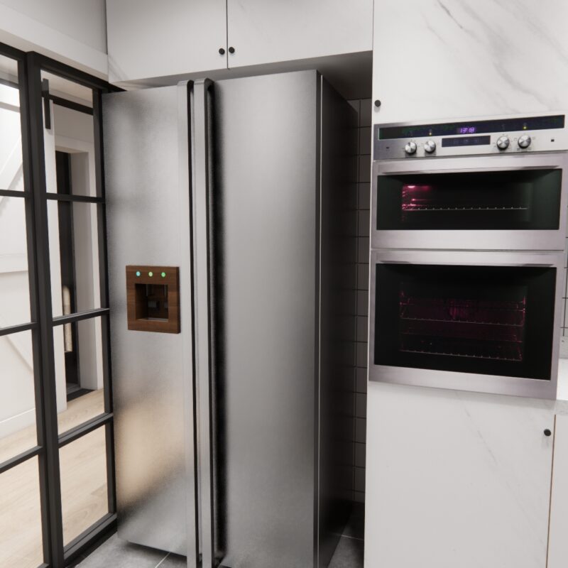 系統家具訂製 整屋規劃｜嵌入式系統冰箱櫃設計｜伊俐傢家居